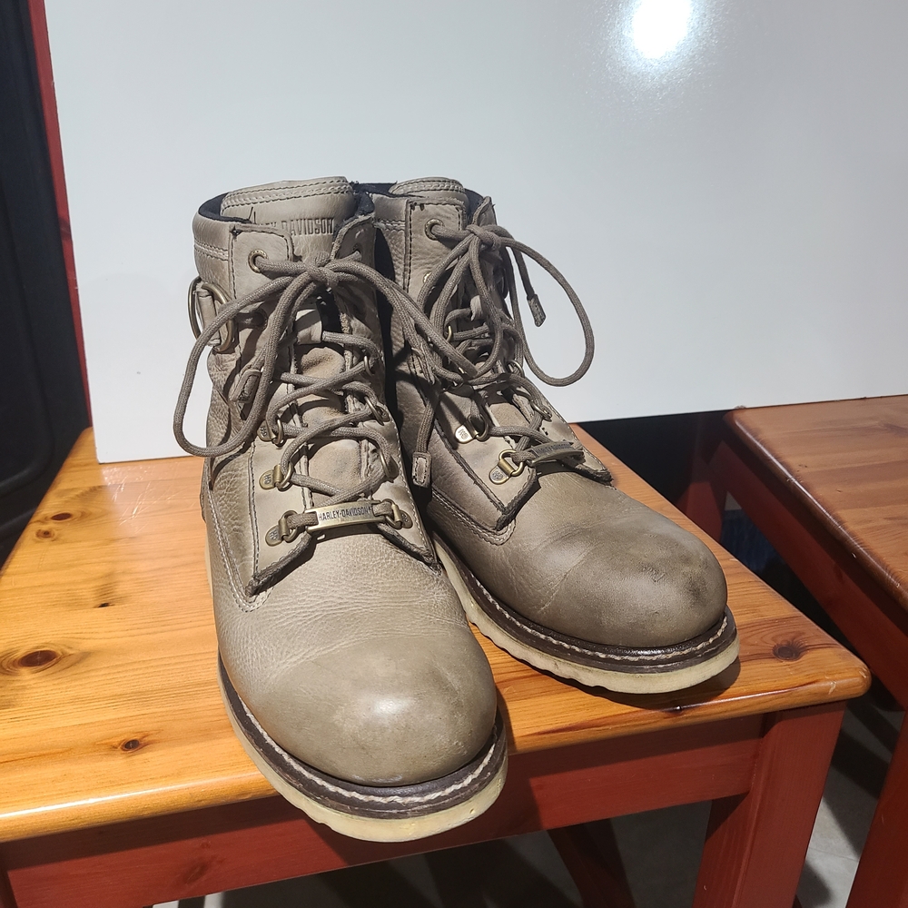 Harley-Davidson Brown Leather Boots